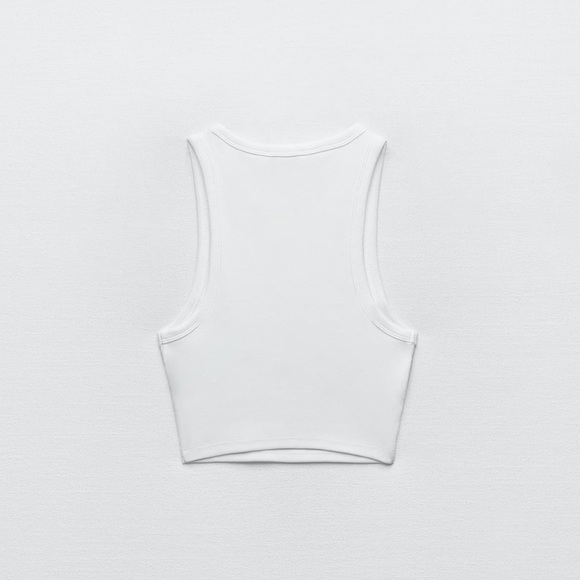 Zara Basic Rib Tank Top - Picture 4 of 7